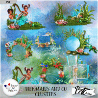 Mermaids and Co - Clusters by Pat Scrap