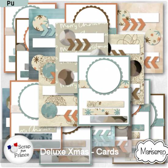 Deluxe Xmas - Cards by Mariscrap