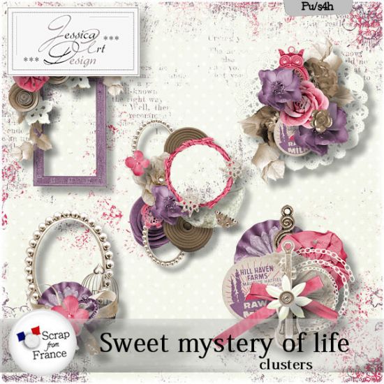 Sweet mystery of life clusters by Jessica art-design - Click Image to Close