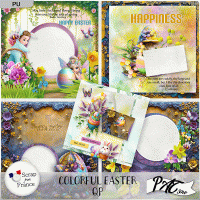 Colorful Easter - QP by Pat Scrap