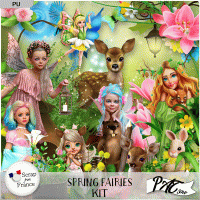 Spring Fairies - Kit by Pat Scrap