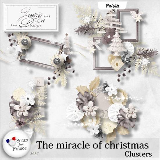 The miracle of christmas clusters by Jessica art-design