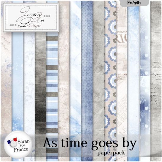 As time goes by paperpack by Jessica art-design - Click Image to Close