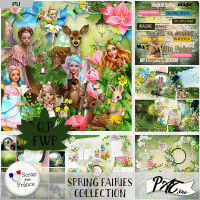 Spring Fairies - Collection by Pat Scrap