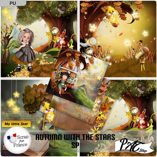 Autumn With The Stars - SP by Pat Scrap