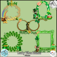 LUCKY VIBES CLUSTER FRAMES - FULL SIZE by Disyas