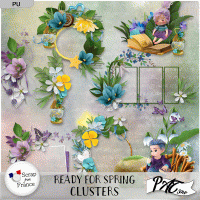 Ready for Spring - Clusters by Pat Scrap