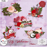 My Valentine Stacked Papers by AADesigns