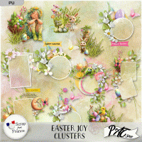 Easter Joy - Clusters by Pat Scrap