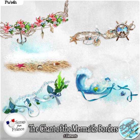 THE CHANT OF THE MERMAIDS BORDER PACK - FULL SIZE