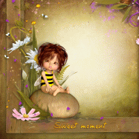 Honey, bees and daisies