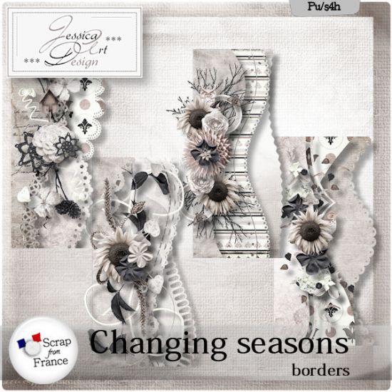 Changing seasons borders by Jessica art-design - Click Image to Close