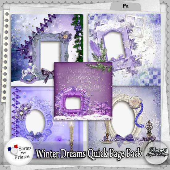 WINTER DREAMS QUICK PAGE PACK - FULL SIZE