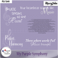 My Purple Symphony WordArt by MaryJohn