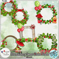 YOU ARE BERRY SWEET CLUSTER FRAMES - FS by Disyas