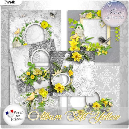Soft Yellow Album (PU/S4H) by Bee Creation - Click Image to Close