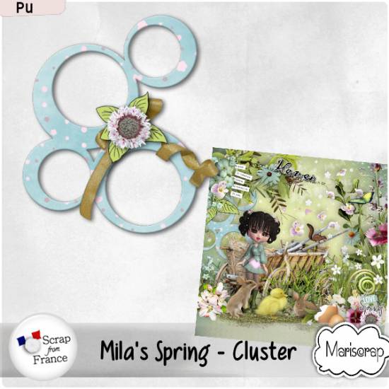 Mila's spring - cluster FREEBIE by Mariscrap