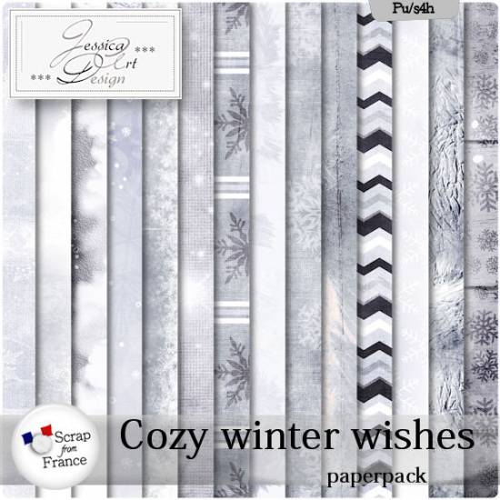 Cozy winter wishes paperpack by Jessica art-design