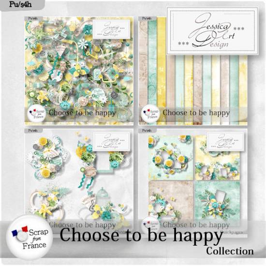 Choose to be happy collection by Jessica art-design