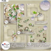 Lace and pearl Bundle (PU/S4H) by Bee Creation