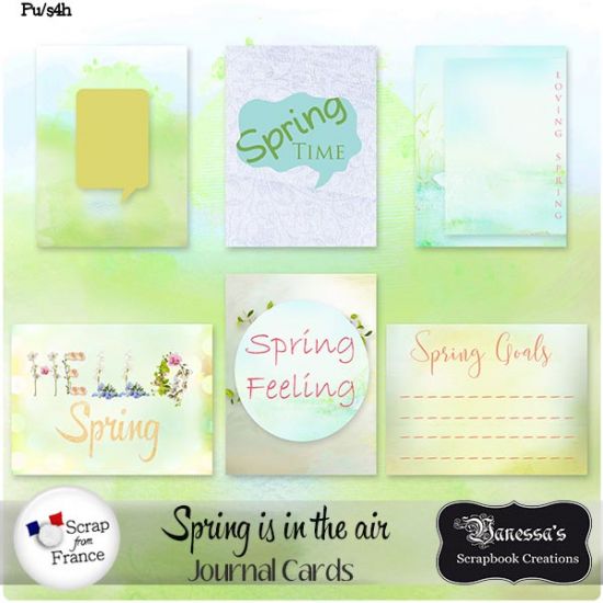 VC - Spring Is In The Air { Journal Cards } - Click Image to Close
