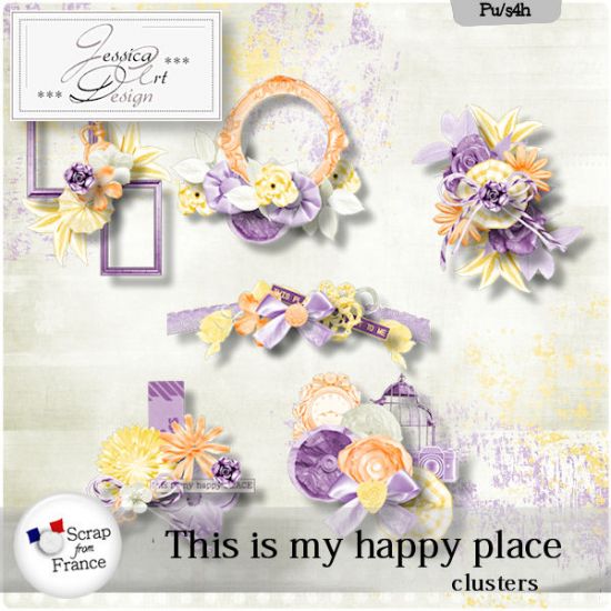 This is my happy place * clusters * by Jessica art-design - Click Image to Close