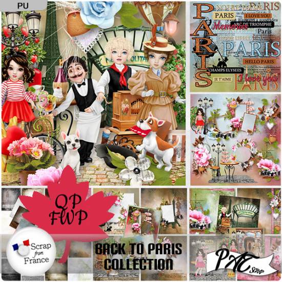 Back to Paris - Collection by Pat Scrap