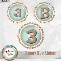 Bunny Hop Alphas - By Crystals Creations
