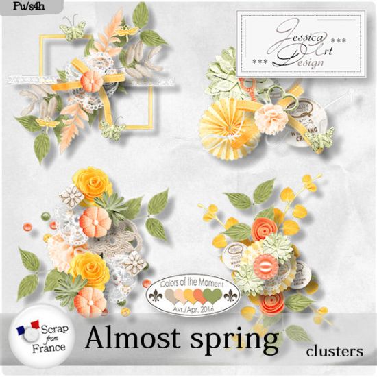 Almost spring clusters by Jessica art-design - Click Image to Close