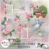 Celebrate Family - Clusters by Pat Scrap