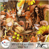 My little Squirrel - Mini-Kit by Pat Scrap