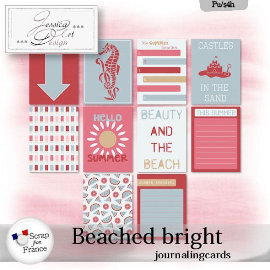 Beached bright journalingcards by Jessica art-design - Click Image to Close