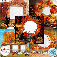 MAGIC AUTUMN QUICK PAGES - FULL SIZE by Disyas