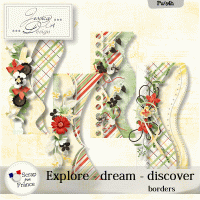 Explore - dream - discover borders by Jessica art-design