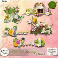 Easter Bunny Clusters by AADesigns