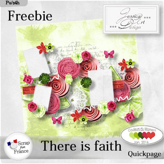 Freebie - There is faith quickpage by Jessica art-design - Click Image to Close