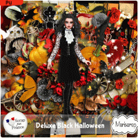 Deluxe Black Halloween - kit by Mariscrap