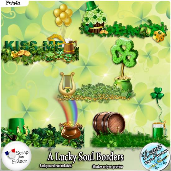 A LUCKY SOUL BORDERS - FULL SIZE