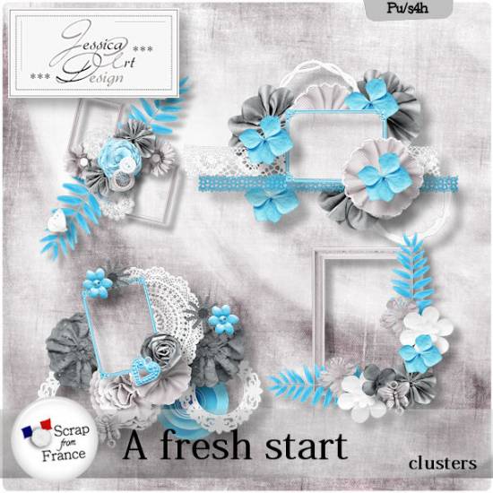 A fresh start clusters by Jessica art-design
