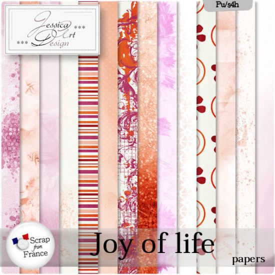 Joy of life paperpack by Jessica art-design - Click Image to Close