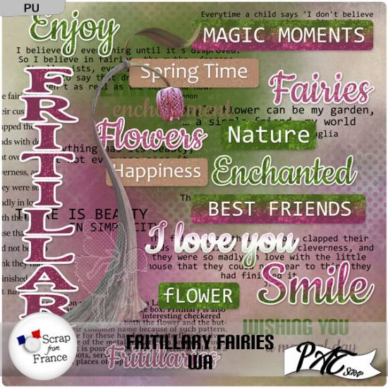 Fritillary Fairies - WA by Pat Scrap