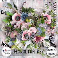 Floral Fantasy kit by Mystery Scraps