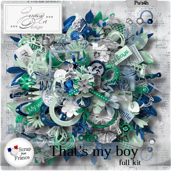 That's my boy * full kit * by Jessica art-design - Click Image to Close