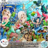THE CHANT OF THE MERMAIDS SCRAP KIT - FULL SIZE
