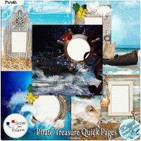 PIRATE TREASURE QUICK PAGES - FULL SIZE