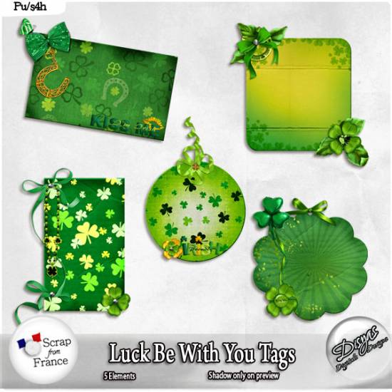 LUCK BE WITH YOU TAG CARD PACK - FULL SIZE