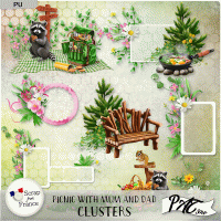 Picnic with Mum and Dad - Clusters by Pat Scrap
