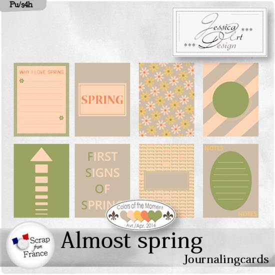 Almost spring journalingcards by Jessica art-design