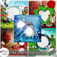 A WALKTHROUGH IN WONDERLAND QUICK PAGE PACK - FULL SIZE