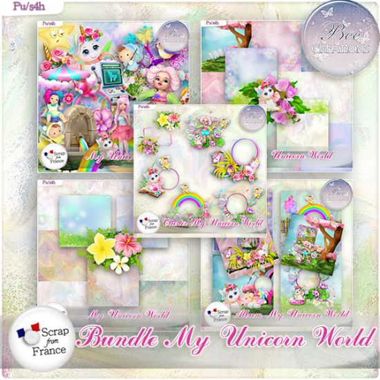 My Unicrorn World Bundle (PU/S4H) by Bee Creation - Click Image to Close